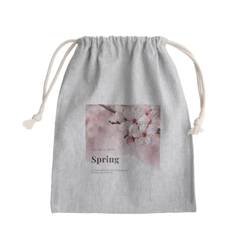 桜 Mini Drawstring Bag