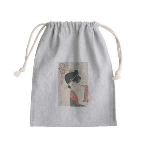 浮世絵：喜多川歌麿_＜教訓親の目鑑＞ Mini Drawstring Bag