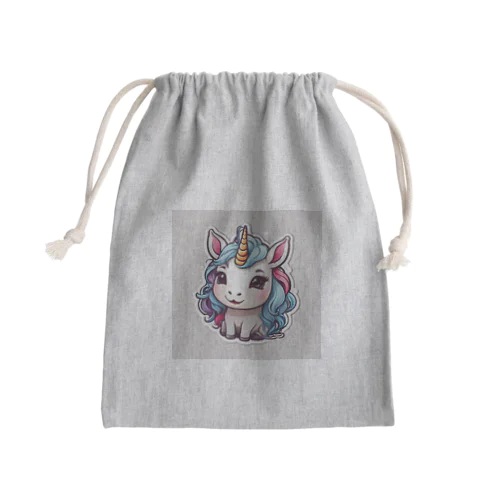 ユニコーン Mini Drawstring Bag