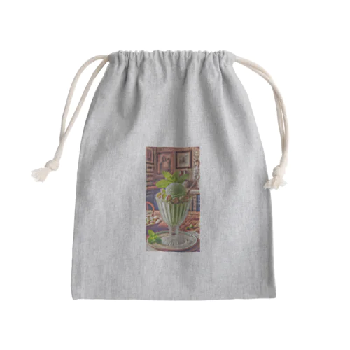 ピスタチオアイス Mini Drawstring Bag