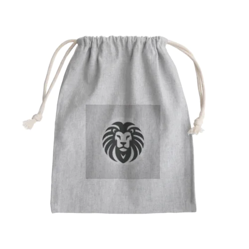 cool lion Mini Drawstring Bag