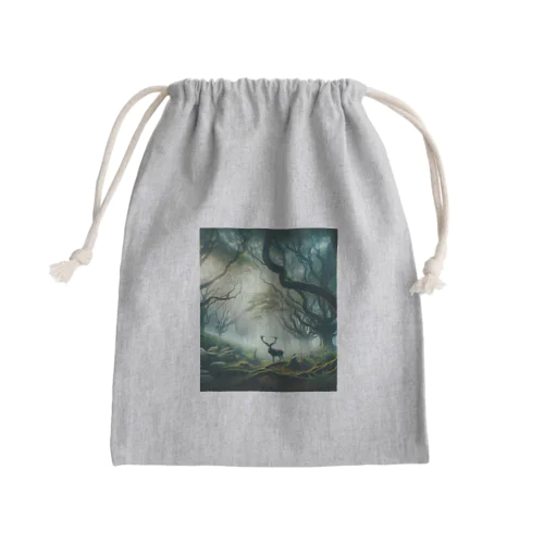 神秘の森の主 Mini Drawstring Bag