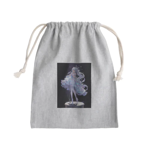 純白のアイドル Mini Drawstring Bag