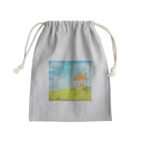 おうち Mini Drawstring Bag