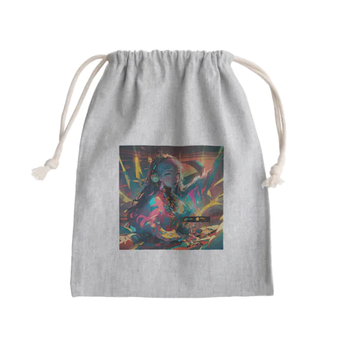 AI美人 Mini Drawstring Bag