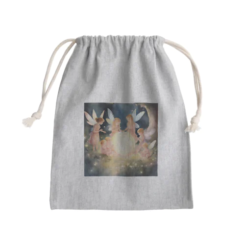 赤ちゃんを見守る妖精たち Mini Drawstring Bag