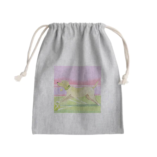 tennisdog Mini Drawstring Bag