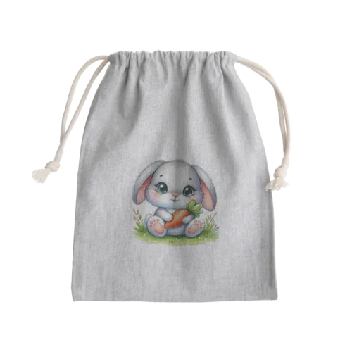 うさかわいい Mini Drawstring Bag