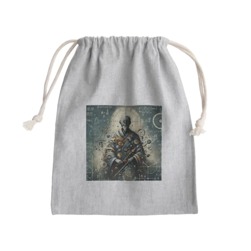 算数の先生：学校シリーズ Mini Drawstring Bag