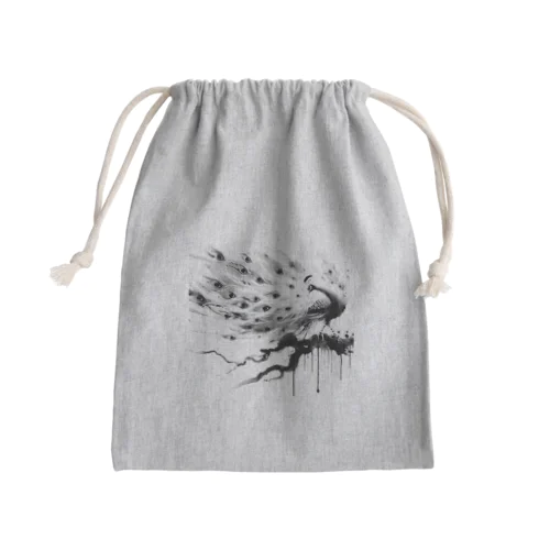 孔雀ジャック Mini Drawstring Bag