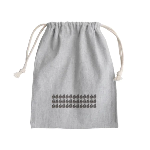 鳩のスズハ Mini Drawstring Bag