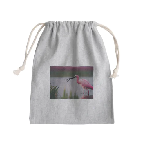 鳥8 Mini Drawstring Bag