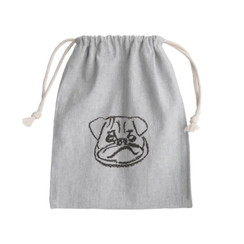 らくがきイヌくん Mini Drawstring Bag