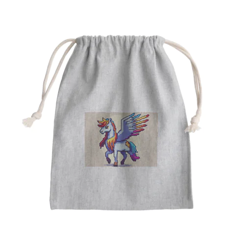 青色ペガサス Mini Drawstring Bag