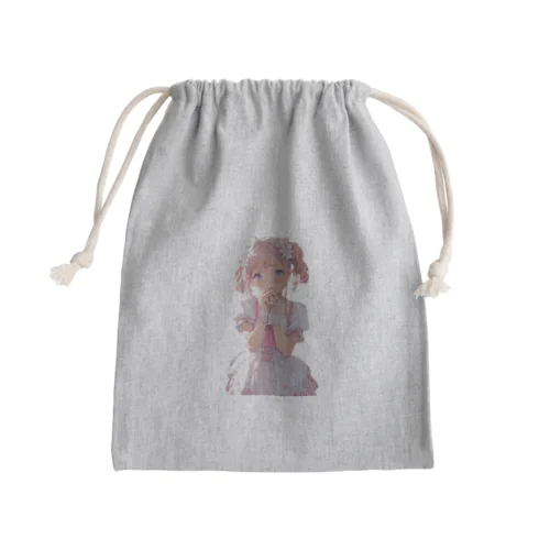 yumi@AI美女 Mini Drawstring Bag