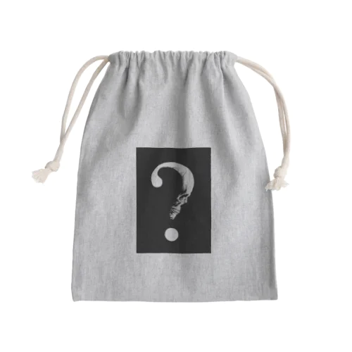 はてなドクロ Mini Drawstring Bag