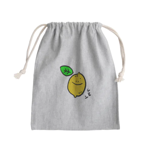レモン君の巾着 Mini Drawstring Bag