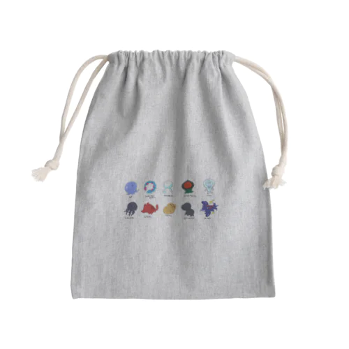 未確認生物 Mini Drawstring Bag