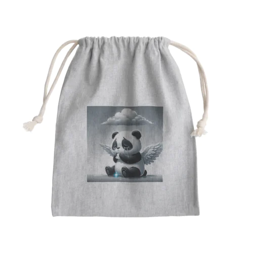 パンダ天使 Mini Drawstring Bag