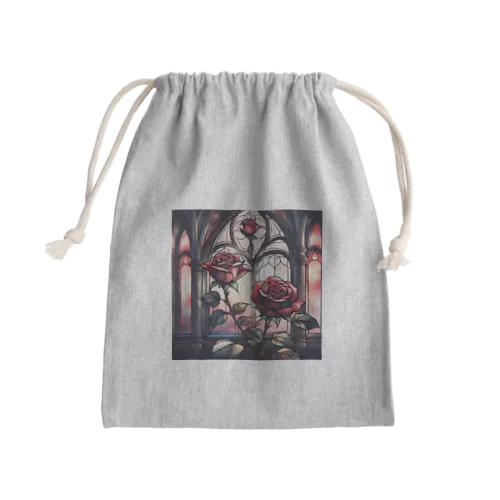 ローズ　 Mini Drawstring Bag