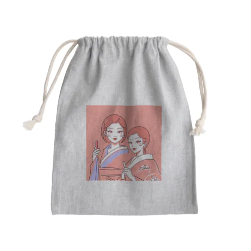 悪戯な娘達 Mini Drawstring Bag