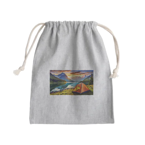 キャンプファッション -Sunrise- Mini Drawstring Bag