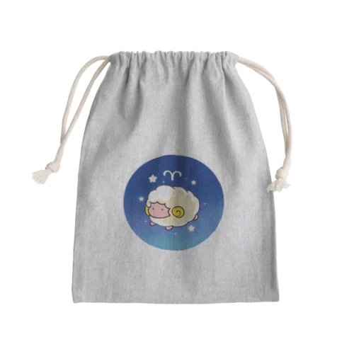 牡羊座 Mini Drawstring Bag