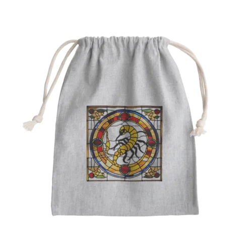 ステンドガラス　サソリ　4 Mini Drawstring Bag