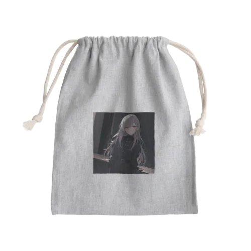 アッシュの美少女 Mini Drawstring Bag