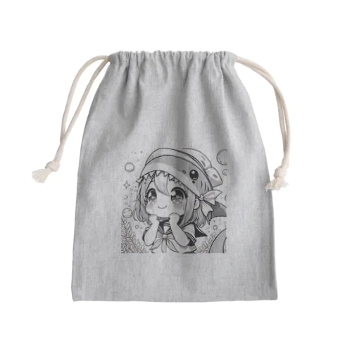 サメJKちゃん Mini Drawstring Bag