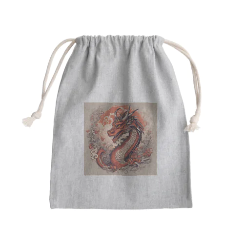 情熱の龍 Mini Drawstring Bag