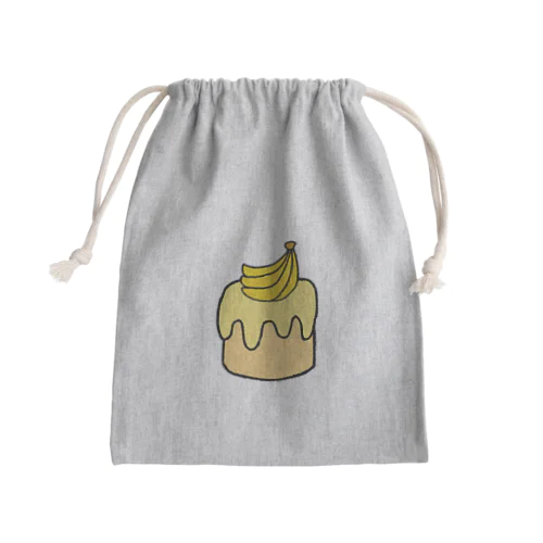 バナナケーキ Mini Drawstring Bag