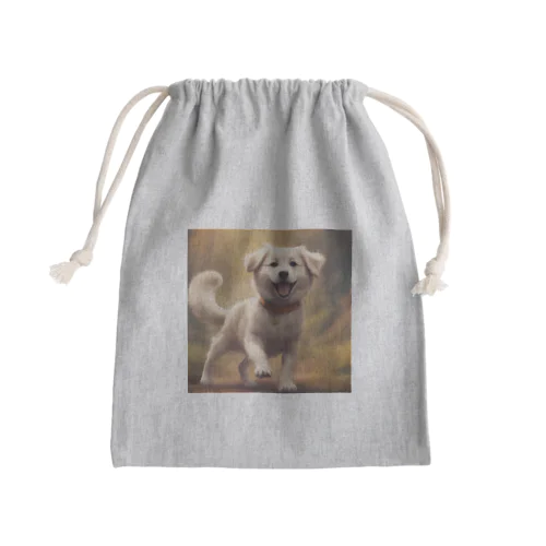 可愛い小型犬 Mini Drawstring Bag