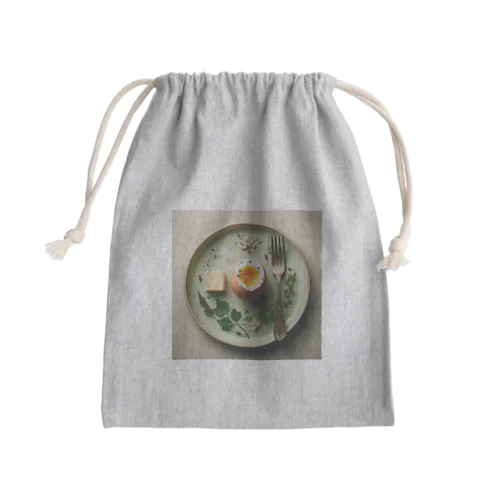 優雅なbreakfast  Mini Drawstring Bag