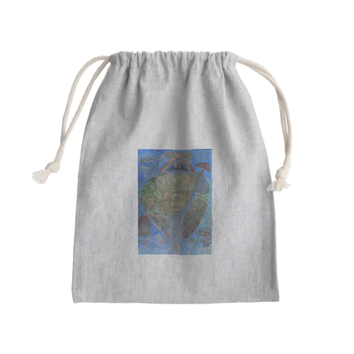 ユートピアのひととき Mini Drawstring Bag