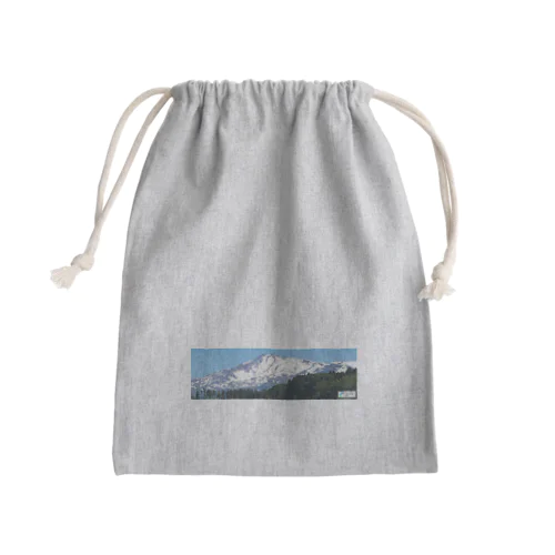 秋田鳥海山_AkitaChoukaisan Mini Drawstring Bag