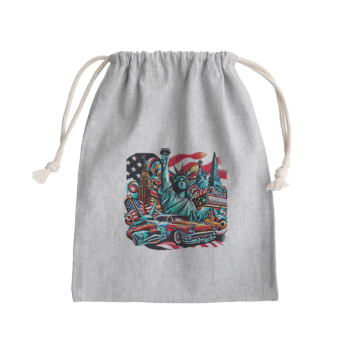 The アメリカン・ドリーム Mini Drawstring Bag