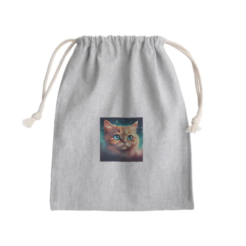 癒しネコ Mini Drawstring Bag