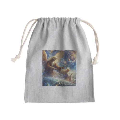 二人の天使 Mini Drawstring Bag