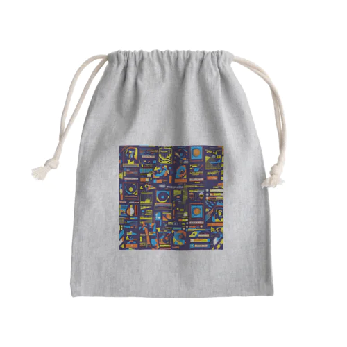 ガチャデザイン Mini Drawstring Bag