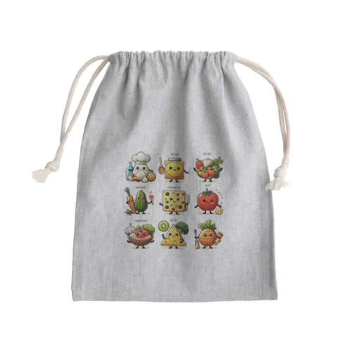 食材妖精 Mini Drawstring Bag