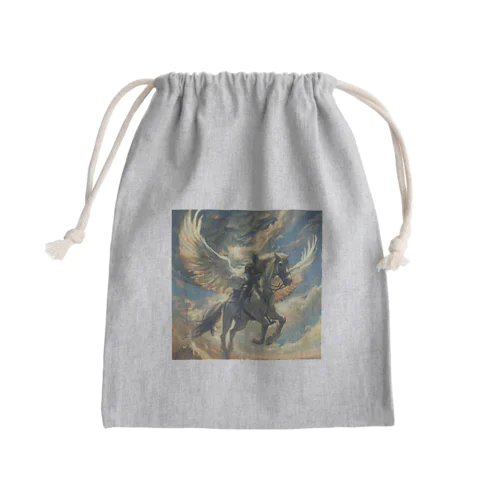 ペガサスと勇者平和のため❣️ アメジスト 2846 Mini Drawstring Bag