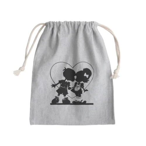 ちゅっ❤️ Mini Drawstring Bag