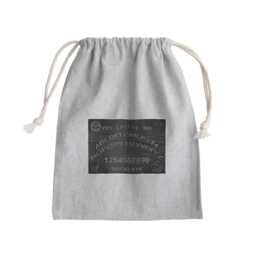 BLACK OUIJA BOARD Mini Drawstring Bag