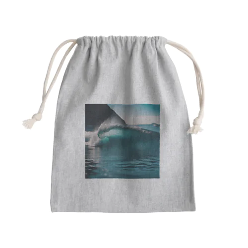 WAVES Mini Drawstring Bag