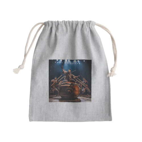 大太鼓の演奏　なでしこ1478 Mini Drawstring Bag