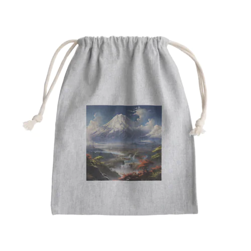 山の美しい風景　なでしこ1478 Mini Drawstring Bag