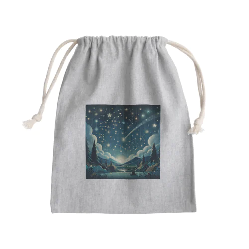 ほしのおともだち Mini Drawstring Bag