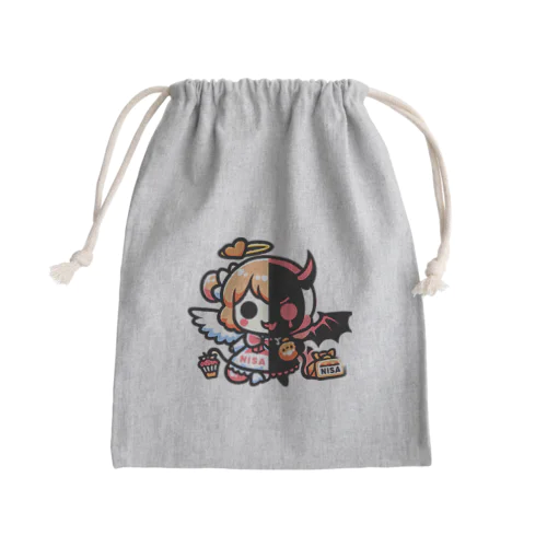 NISA（天使と悪魔） Mini Drawstring Bag