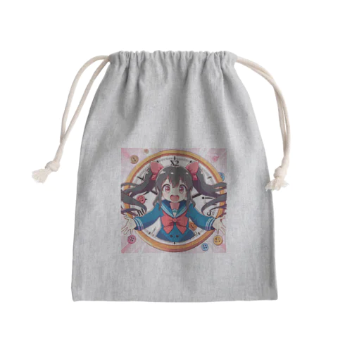 時をかける江東子ちゃん Mini Drawstring Bag